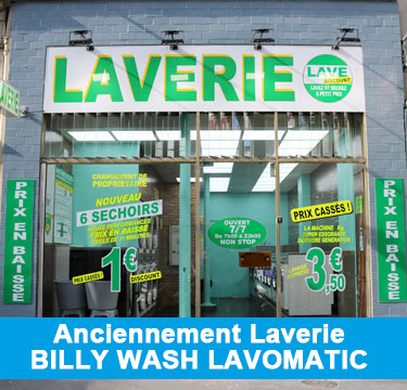 Meilleure Laverie automatique à Paris près de chez moi, rue des Davy, anciennement Billy Wash Lavomatic